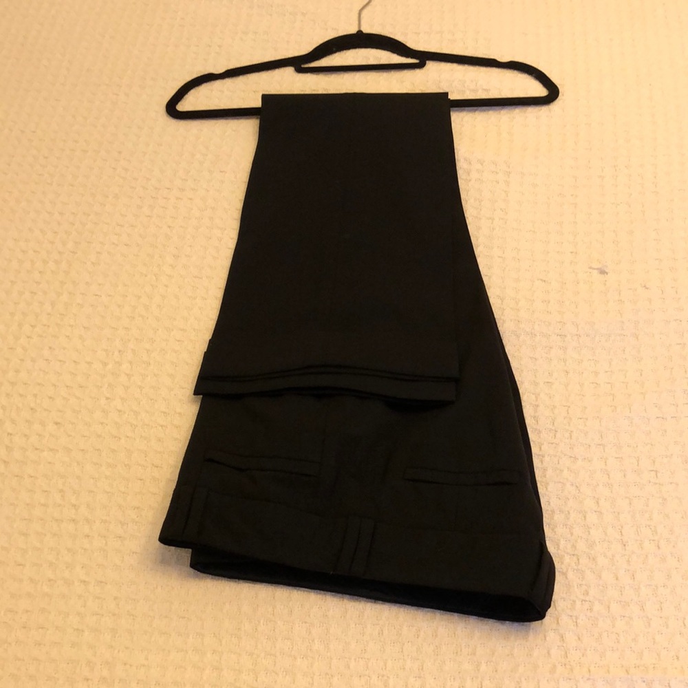 Banana Republic Ryan Fit Black Suit Pants